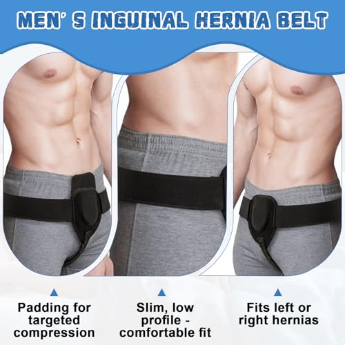 Faja para hernia inguinal ajustable para hombres y mujeres miniatura 7