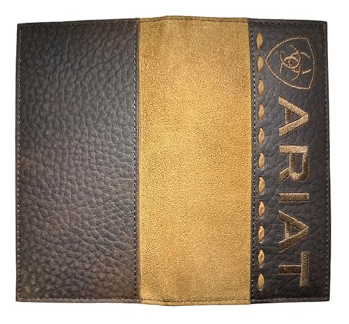 Original ARIAT RoughRider Leather and Suede Long Rodeo Wallet3