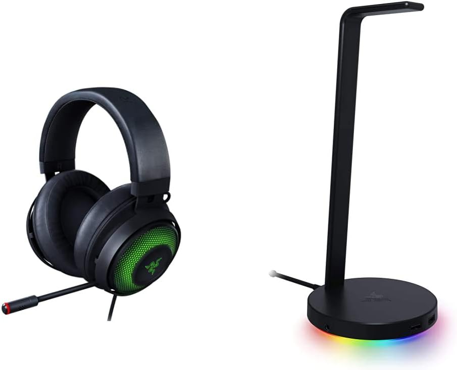 Amazon Com Razer Kraken Ultimate Rgb Usb Gaming Headset Base Station V2 Chroma Bundle Classic Black Video Games Amazon Com Razer Kraken Ultimate Rgb Usb Gaming Headset Base Station V2 Chroma Bundle Classic Black Video Games
