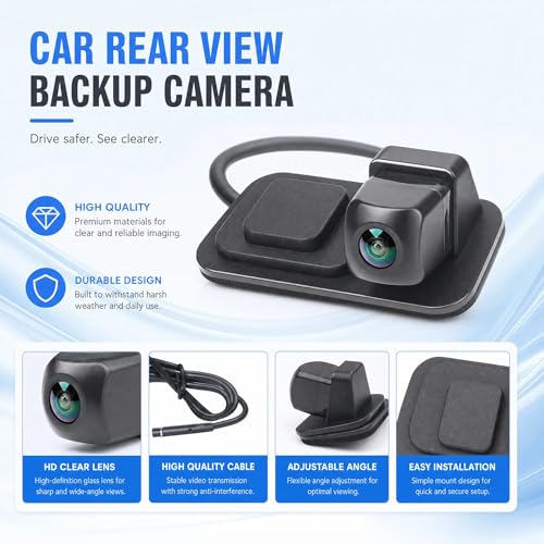 Image of No. 39530-TZ3-A01 Rear View Backup Reverse Parking Camera /Rear View Camera | Compatible with Acura TLX 2.4L 3.5L Fits 2015 2016 2017 2018 2019 2020 [2-Pins] Replacement Part #39530TZ3A01