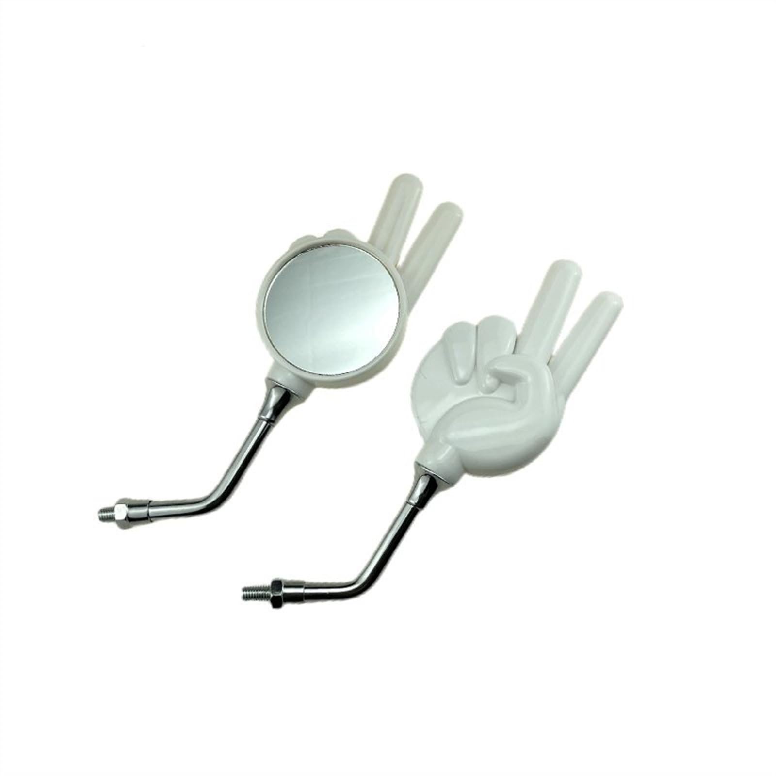 Espejo retrovisor DIO50 blanco ideal para esquivar el tráfico urbano en tus trayectos diarios 8