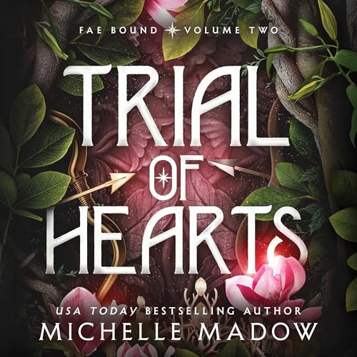 Diseño de la portada del título Trial of Hearts