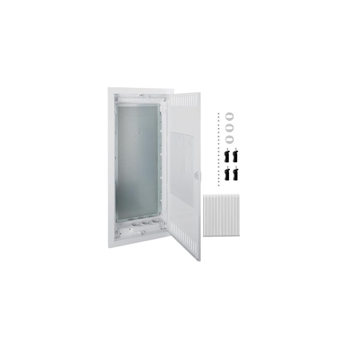 Hager VH48MMV VH48MMV - Distribuidor Multimedia para Pared Hueca, número de Filas = 4, Contenido, 1 Unidad