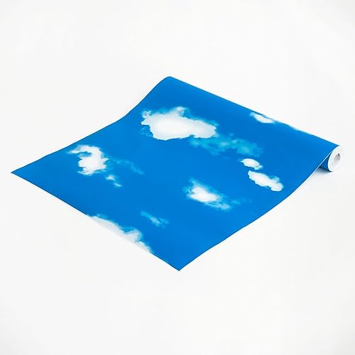 Miniatura 2 de Blue Blue Sky - Papel tapiz autoadhesivo de vinilo prepegado para decoración de pared (rollo)