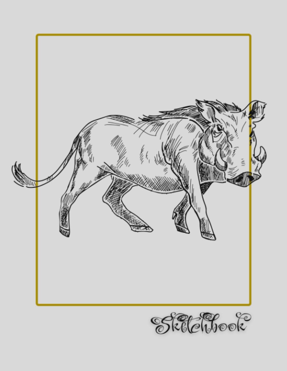 Sketchbook: African Wildlife Sketch, Large 8.5" x 11", 110 Pages, Perfect for Everyone, Crayons, Pencils, Drawing and Sketching