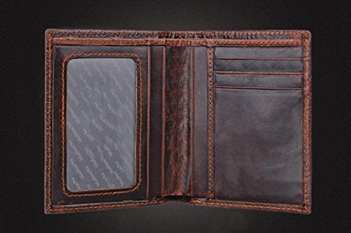 Mens Brown Wallet with Credit Card Holder Tiger Pattern2