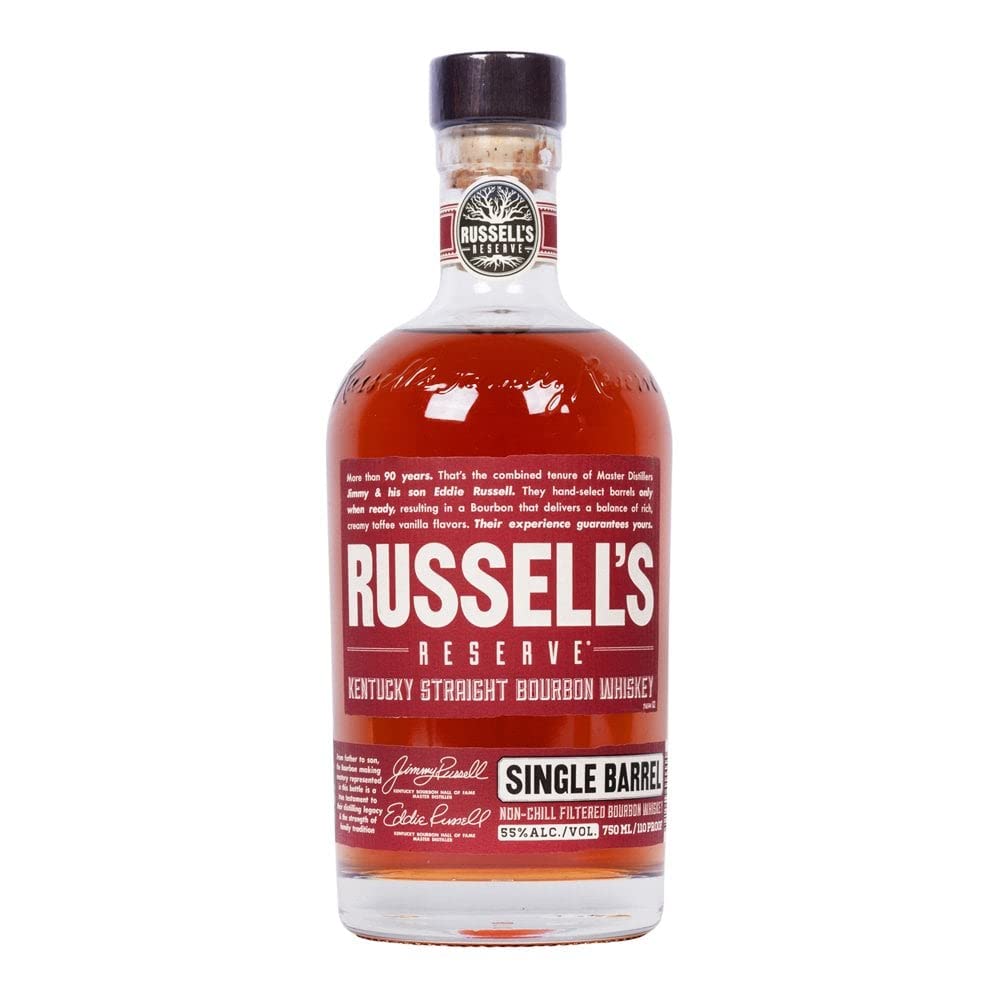 Russell's Reserve Single Barrel Bourbon Whiskey - 75cl