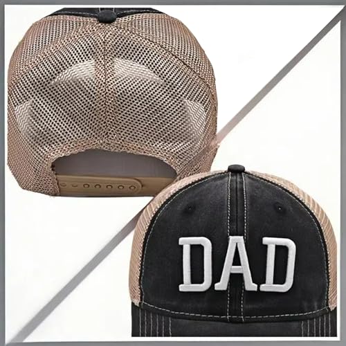Image of Mom and Dad Hats Embroidered Adjustable Mesh Back Baseball Caps