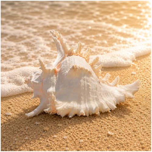Kryllite Natural Conch Shell Outdoor Shells Large Decor 5-6