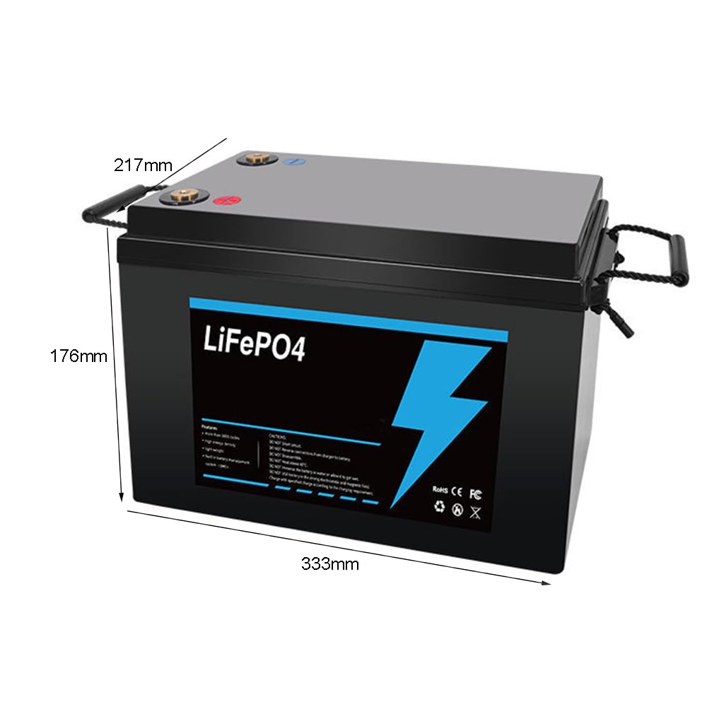 12V 90Ah 120Ah 150Ah 180Ah 200Ah 250Ah 300Ah Litowo-żelazowo-fosforanowy akumulator LiFePO4 do domowego magazynowania energii Solarny wózek golfowy RV