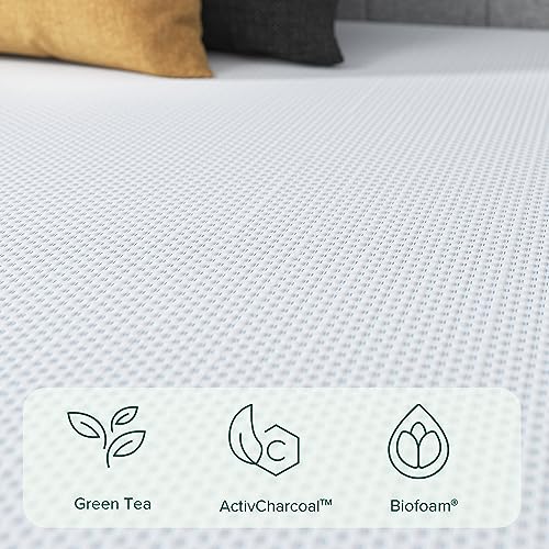 image for ZINUS 10 Inch Green Tea Cooling Gel Memory Foam Mattress, Twin, Fiberg