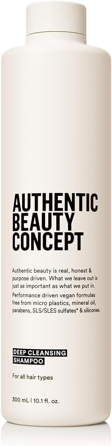 Authentic Beauty Concept Deep Cleansing Shampoo | All Hair Types | Removes Impurities & Grease | Vegan & Cruelty-free | Sulfate-free