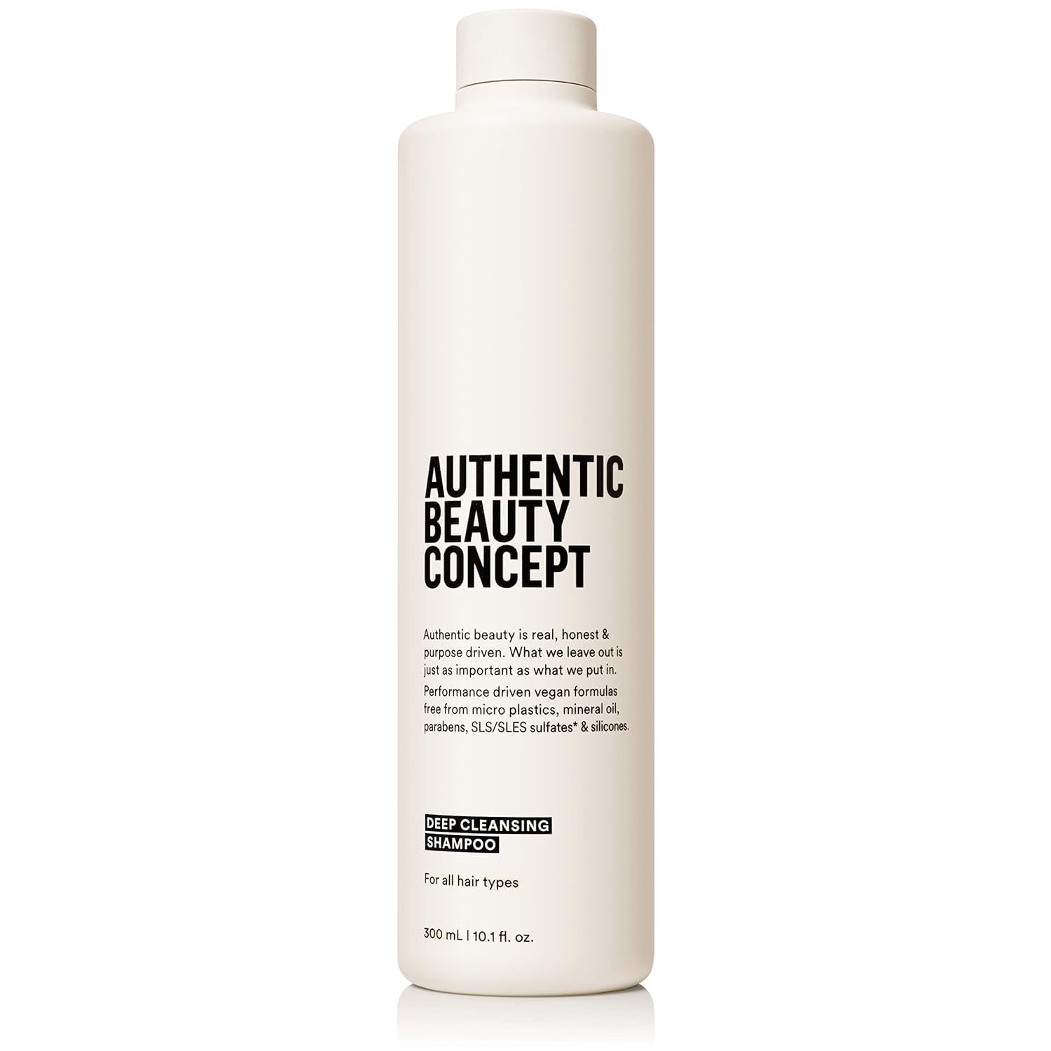 Authentic Beauty ConceptDeep Cleansing Shampoo | Purifying Cleanser | Removes Impurities & Grease | All Hair Types | Vegan & Cruelty-free | Sulfate-free | 10.1 fl. oz.