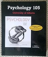 Psychology 105 - University of Alberta Custom Edition 1464118264 Book Cover