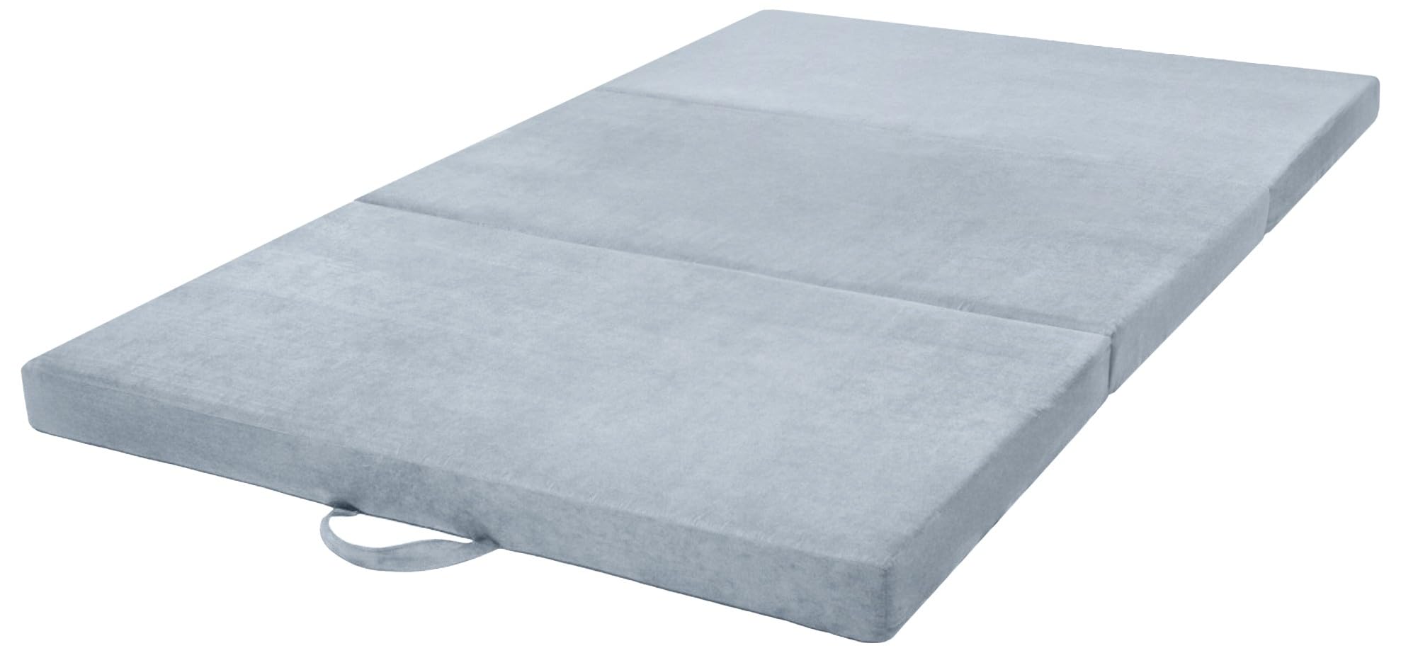 Velinda Materasso Divano Pieghevole Ospiti 120x200x10cm (Colore: Grigio)