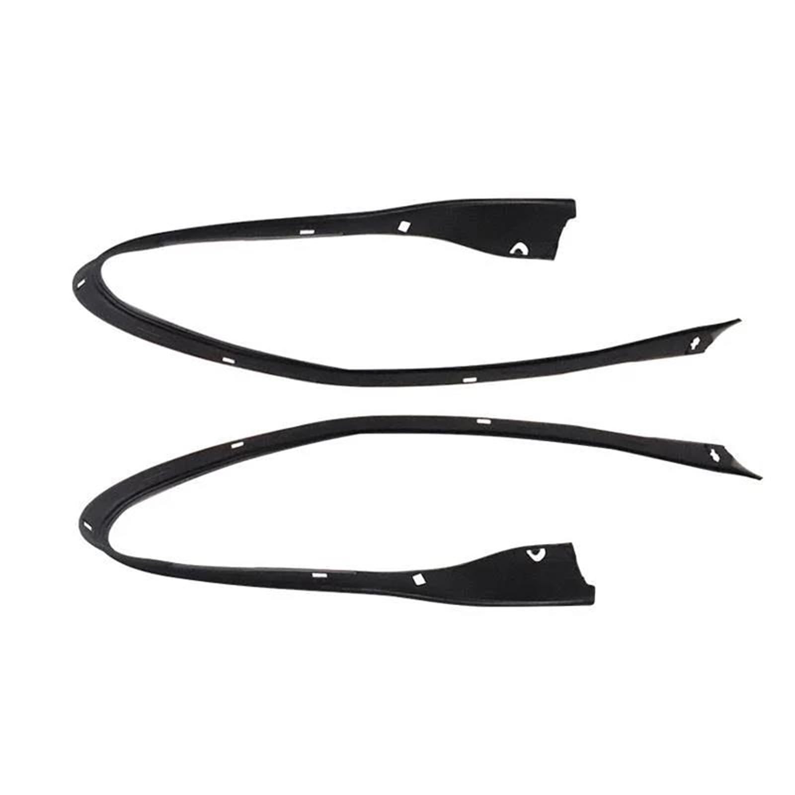 Cubierta de Lente Tira Sellado Goma Faros Delanteros Embellecedora para Cayenne 2011-2015 2016-2022 Tira Decorativa Faros Delanteros Cubierta del Faro del Coche(1pair,11-14)