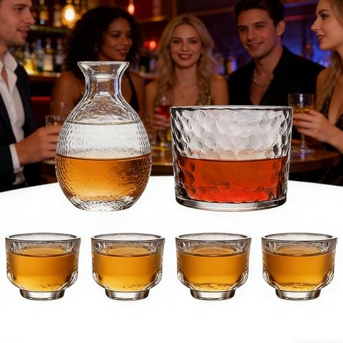 Juego de bebidas para sake kit de servicio de licor y whisky 4