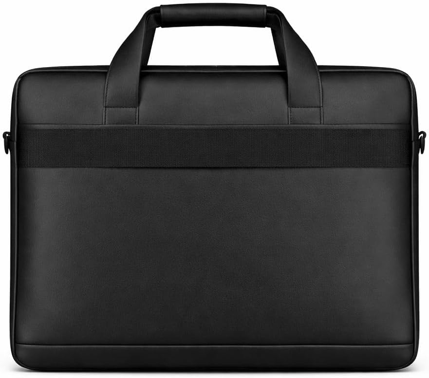 Shoulder Laptop Bag 15.6 inch Made of PU Leather Sleek Briefcase Style 100% Water and Dust Proof Bag for Unisex - Image 4