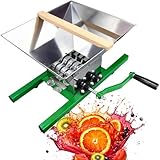 extracteur-de-jus-greenis-vertical-f-9088-twin-star UTILISATION POLYVALENTE - Parfait pour une grande variété de fruits et légumes, ce broyeur et presse-fruits excelle dans la préparation des pommes, poires, raisins, prunes, baies et autres fruits pour l'extraction du jus. Sa conception polyvalente permet une utilisation partout, ce qui en fait un outil pratique pour les cuisines domestiques, les vergers ou les petites exploitations agricoles.