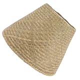 Lampe de table en osier : facile à installer, elle permet également de créer un coin détente dans votre chambre, pour une ambiance plus relax. abat-jour en osier jonc de mer