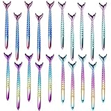 Yarachel Mermaid Pen - 20 Pack Cute Creative 0.5mm Black Gel Ink Refills Ballpoint Pens Gifts Pen for School Office Party Kids Girls Women Coworkers Gift Supplies