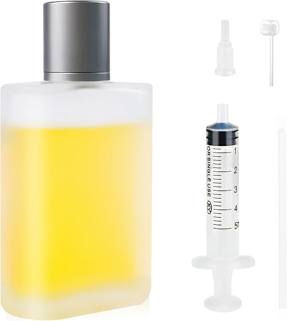 Bohoray Rozpylacz do perfum, do ponownego napełnienia, pusty pusty przezroczysty flakon, butelki perfum, do ponownego napełnienia, z pompką rozpylającą i lejkiem, dla kobiet lub dziewcząt (50 ml)
