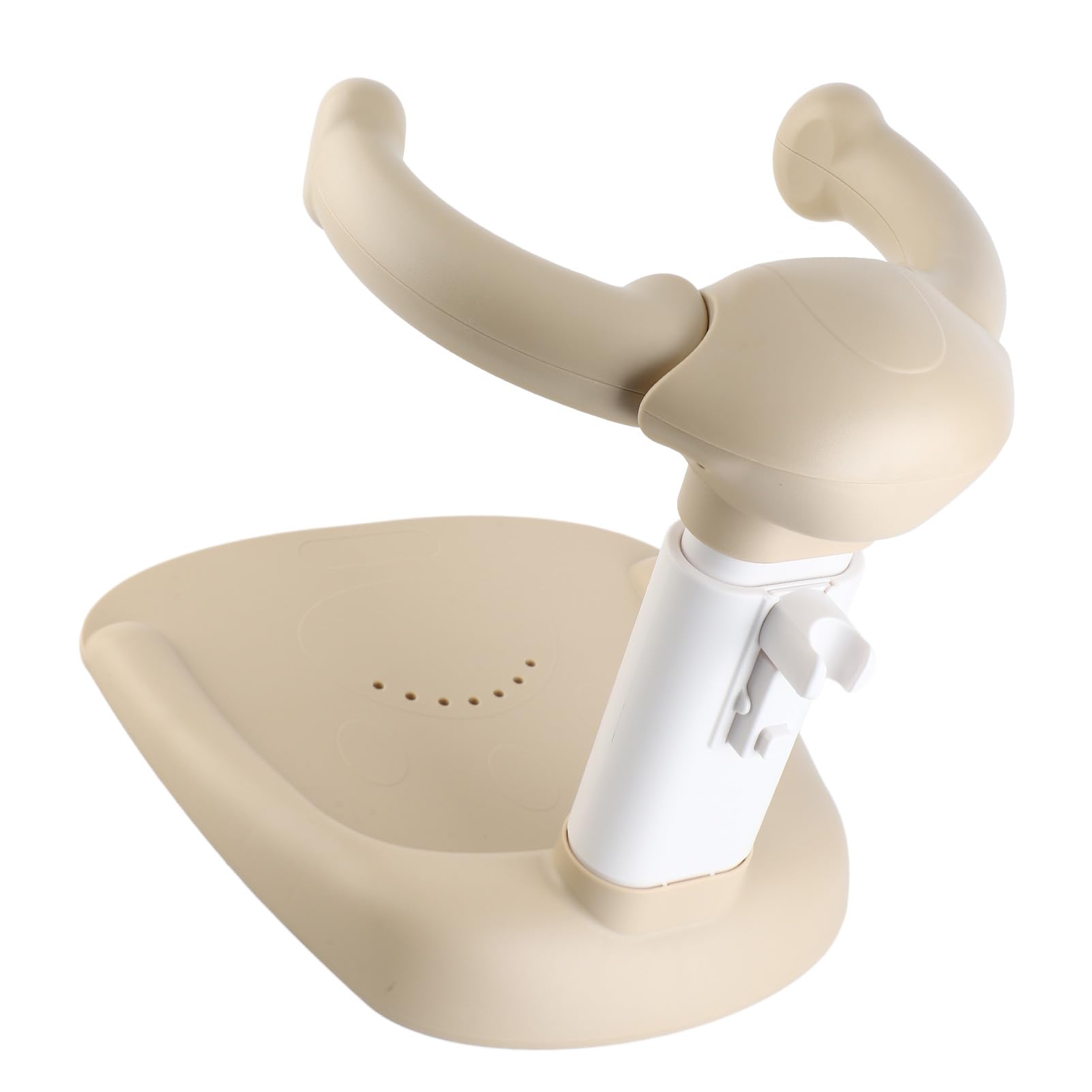 Torre de Baño Baby Hug, Ajustable de PP Engrosada para Soporte de Baño para Niños Pequeños en Color Caqui