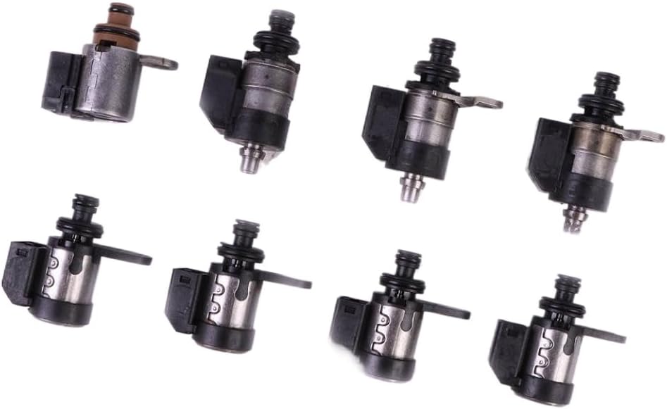 8 PCS 5EAT 5 Speed Automatic Transmission Solenoid Kit Replacement For 31705 AA430 31705AA430 Compatible With