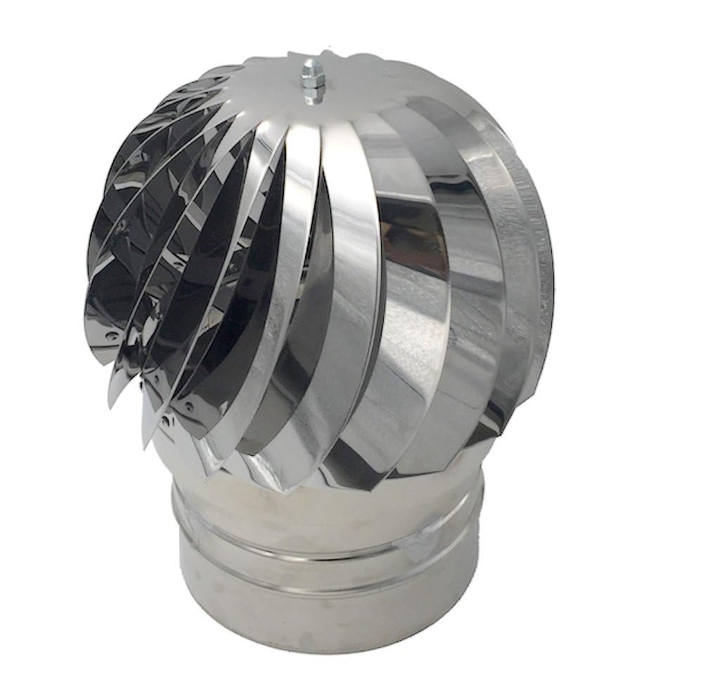 EINSIDE Extractor giratorio AISI304 base redonda, ø 100 mm fosas sépticas