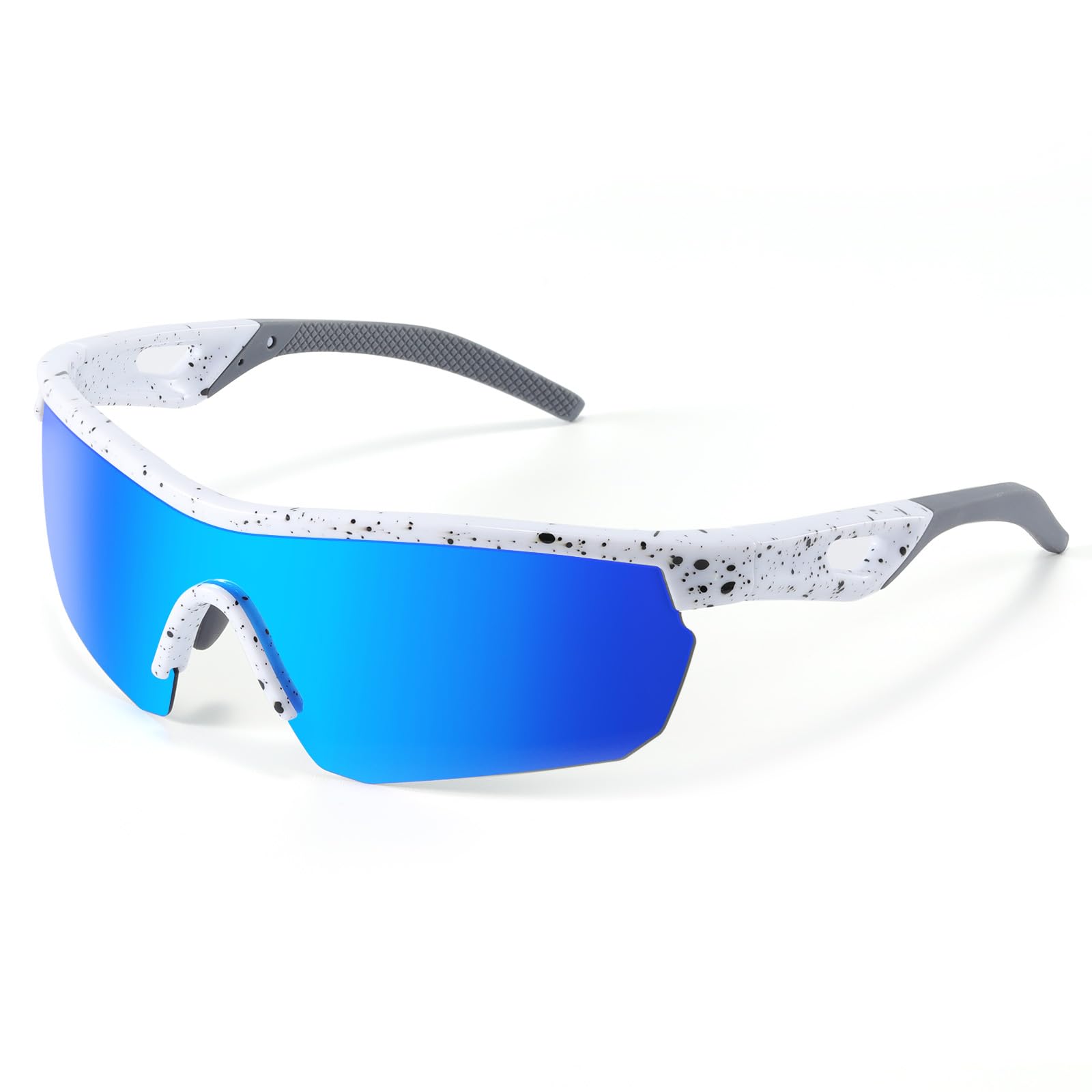 3769, Gafas Niños, Punto Blanco Gris y Azul
