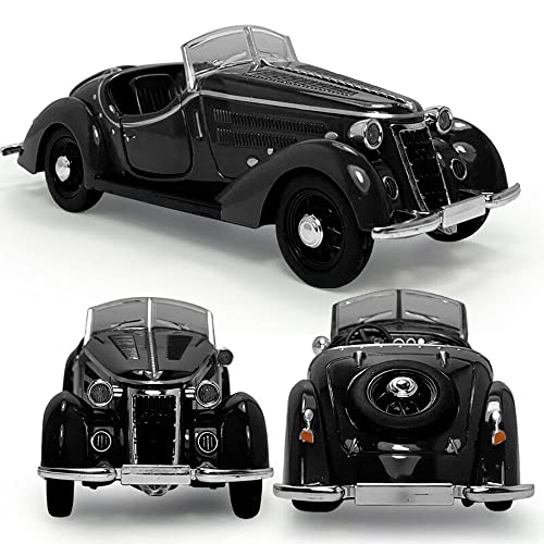 Image of DARVICE 1:32 Diecast Metal Car Model Classic Toy Cars For Kids Pull Back Openable Doors With Light Sound|Multicolor