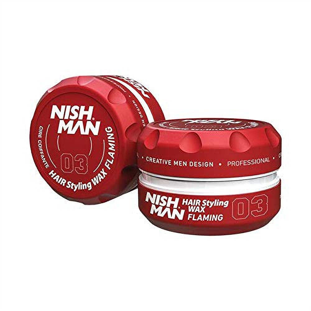 nishman Hair Styling Gel Wax Series 150ml (Pack of 1, 03 Flamming) nishman Hair Styling Gel Wax Series 150ml (Pack of 1, 03 Flamming)