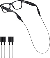 Vista 11 de Correa de lentes de sol para lentes Meta RayBan, patillas gruesas, correas para gafas, cordones para hombres, mujeres y niños, soportes para gafas