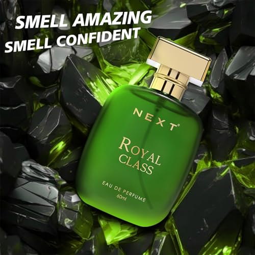 Image of Next Care Royal Class Perfume for Men & Women 60ml | Bulgarian Rose, Saffron, Woody Fragrance Eau De Parfum (EDP) | Long Lasting & Everyday Wear | Birthday Gift for Man & Woman, Unisex