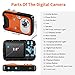 PELLOR Waterproof Digital Camera 2.8