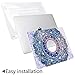 DONGKE Compatible with MacBook Air 13 inch Case 2021 2020 2019 2018 Release A2337 M1 A2179 A1932 with Retina Display & Touch ID, Plastic Hard Shell & Keyboard Cover - Paisley