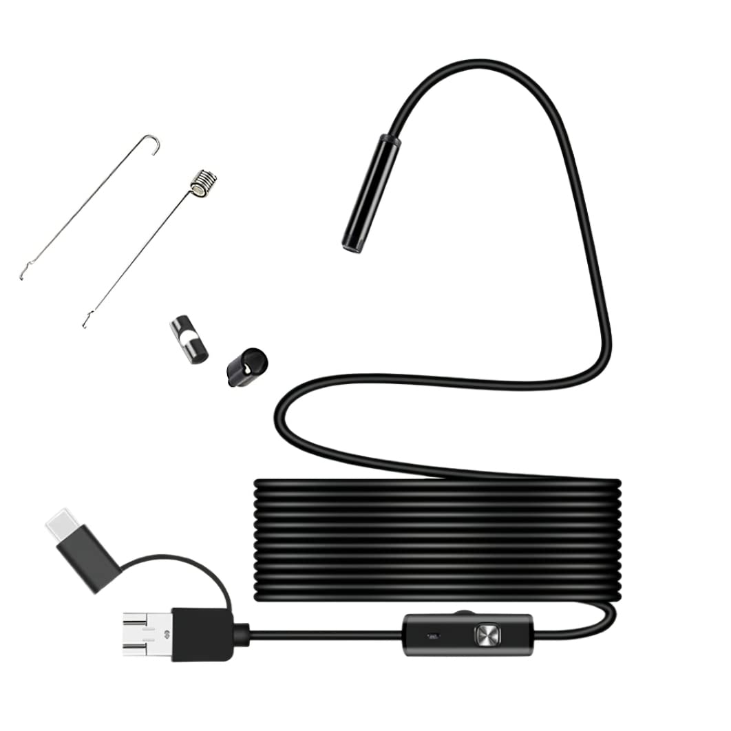 Endoscopio USB para desatascar el drenaje y revisar zonas difíciles 8