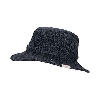 Walker and Hawkes - Harris Tweed Berkeley Hat - Midnight