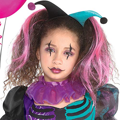 Disfraz Haunted Harlequin para Niñas, Talla Large, Multicolor miniatura 2