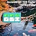Aquarium Saltwater Salinity Tester WiFi pH Salinity Monitor Reef pH Salt Meter TDS Meter for Fish Tank PPM Meter 5 in 1 Continues Test pH Salt TDS Humidity Temp for Pool Smart Salinity pH Reader