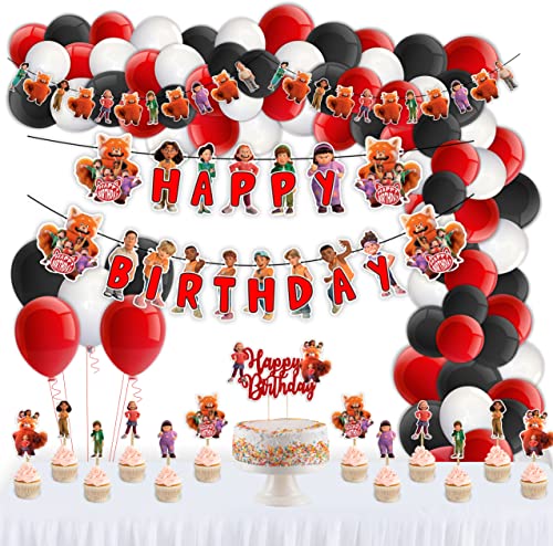 Seyal Trning Red Theme Birthday Party Supplies