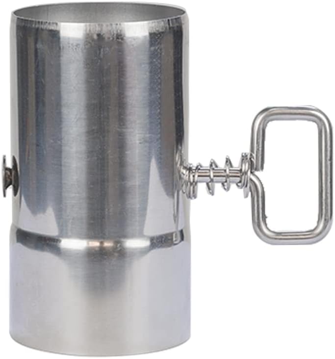 FireHiking Stove Pipe with Damper 2.36 inch Control Stainless Steel Chimney Pipe for Vent Smoke & Exhaust