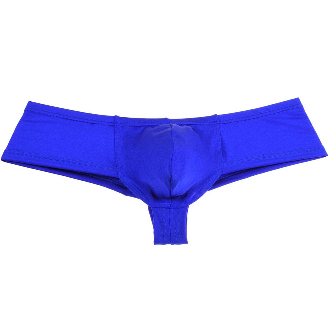 Lemja Men's Athletic Thong Boxer Guys Tanga Bottom Underwear Male Sexy Boxers Briefs Underpants Blue M