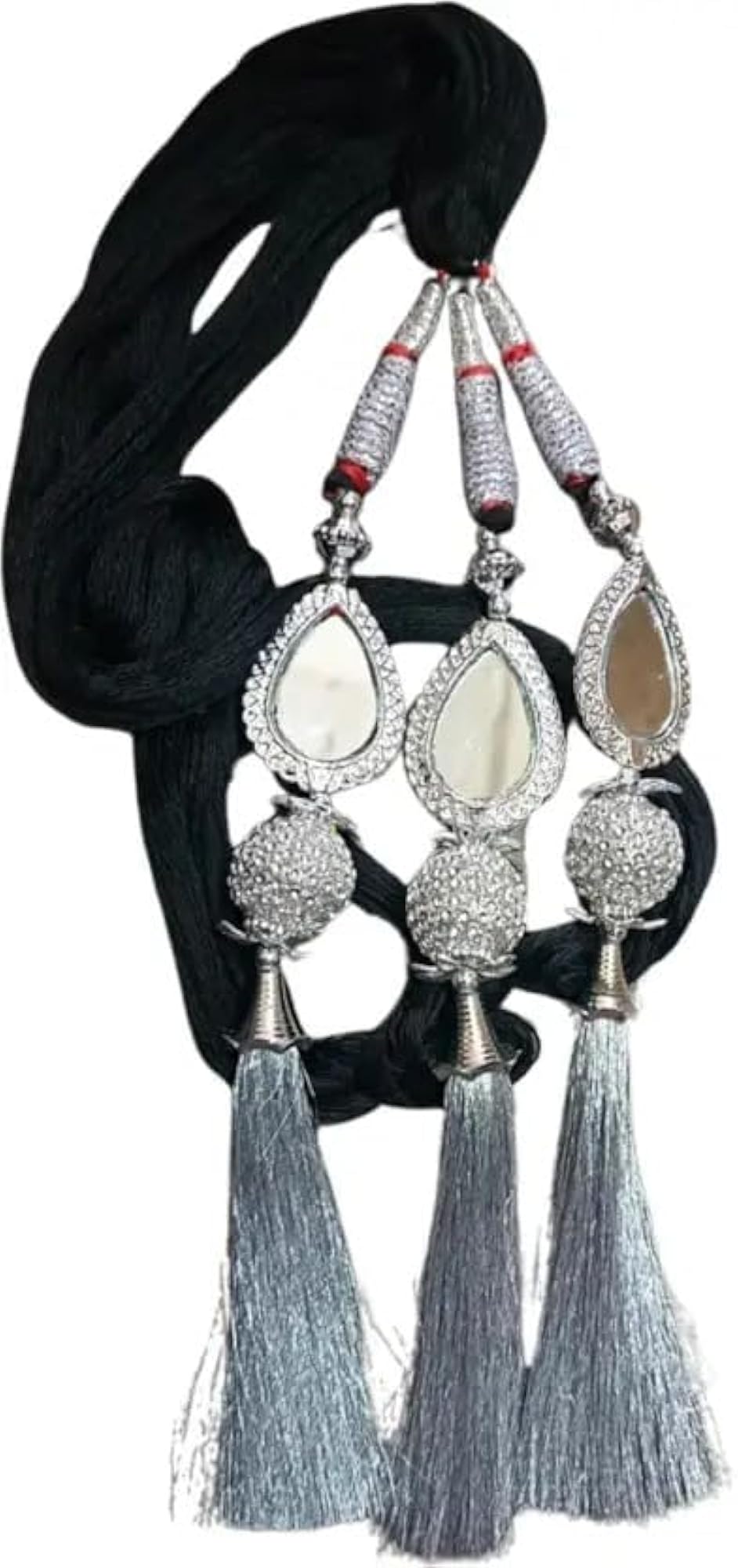 Heavy Design Paranda Braid Tassles Hair Accessory