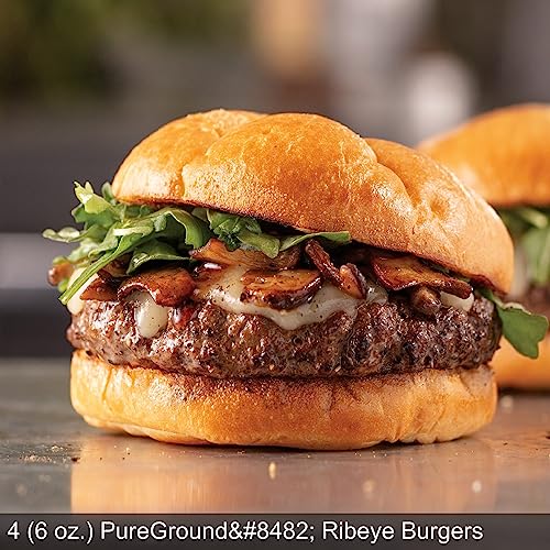 Omaha Steaks Deluxe Burger Experience (Pureground™ Filet Mignon Burgers, Pureground™ Sirloin Burgers, Pureground™ New York Strip Burgers, Pureground™ Ribeye Burgers, And More) #TOP4