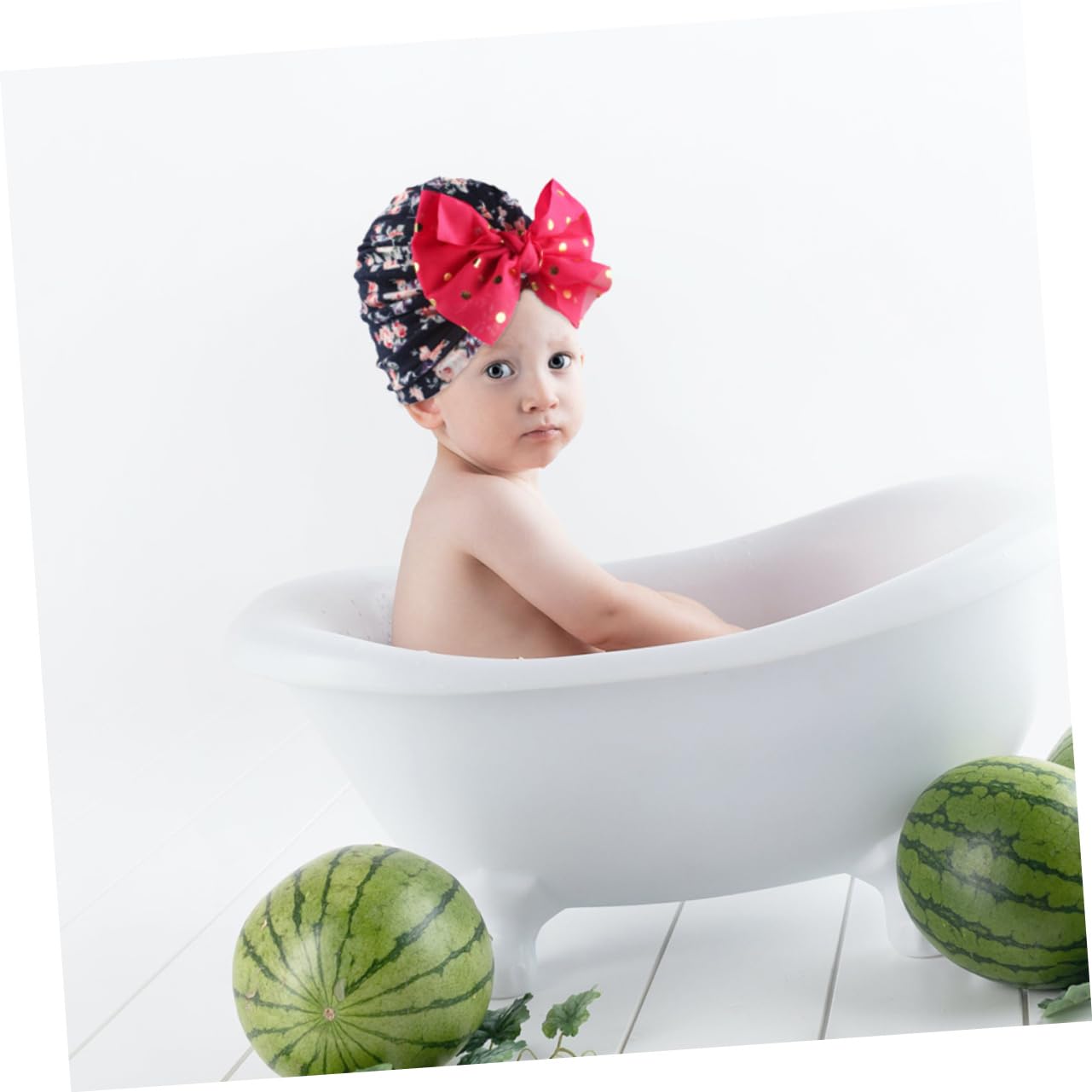 Beavorty Gorro Turbante para Bebés Accesorios De Fotografía para Recién Nacidos para Cumpleaños Y Ocasiones Especiales