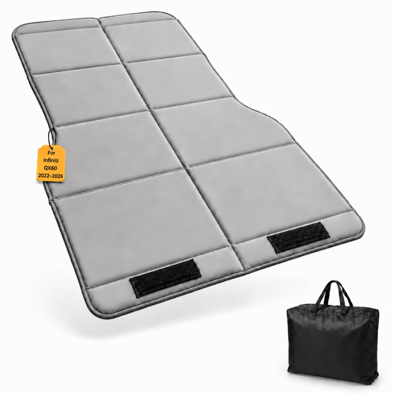 Car Mattress for 2022–2026 Infiniti QX60, Upgraded Non-Inflatable Thickened Foam SUV Car Camping Mattress, Foldable Trunk Sleeping Pad Car Bed Mattress for Road Trips Camping Travel