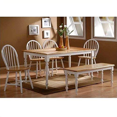 Boraam-Farmhouse-Table-WhiteNatural Boraam Farmhouse Table WhiteNatural
