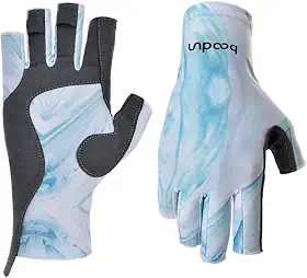 Luvas de meio dedo para pesca de verão esportes ao ar livre gelo seda dedo exposto protetor solar luvas antiderrapantes respiráveis resistentes ao desgasto