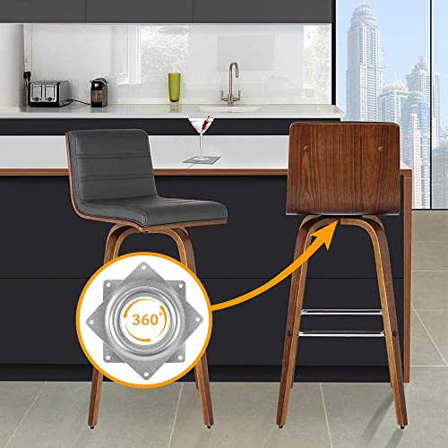 Seewavom 4 Inch Lazy Suan Hardware, 4 Pack Square Lazy Suan Hardware Turntable Bearings Rotating Bearing Plate Furniture Hardware For Kitchen Storage Racks Craft Table #TOP3